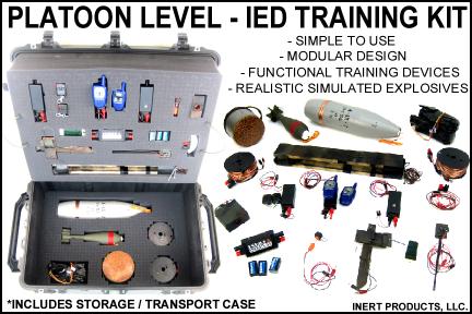 Platoon Level (Functional) IED Training Kit  - INERT PRODUCTS, LLC.