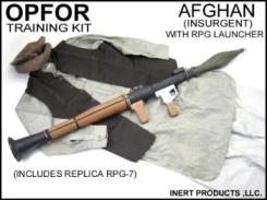 OPFOR Training Kit - Afghan Male Insurgent with RPG-7