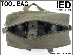 Inert, Remote Detonated Tool Bag IED Training Aid