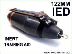 Inert IED, Replica Artillery Shell With Pressure Plate (Hacksaw Blades)