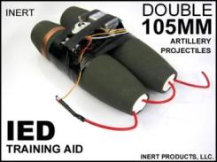 Inert IED, Double 105mm Artillery Projectile IED