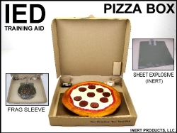 Inert IED, Pizza Box Training Aid - Anti Open Device