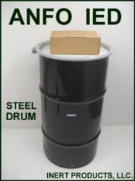 Inert Simulated ANFO IED - Steel Drum