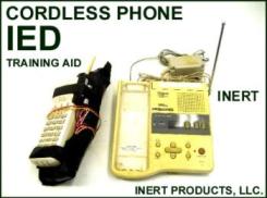 Inert, Simulated Cordless Phone IED Training Aid