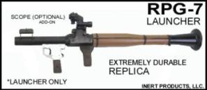 Inert, Replica RPG-7 Launcher - Inert Products, LLC.